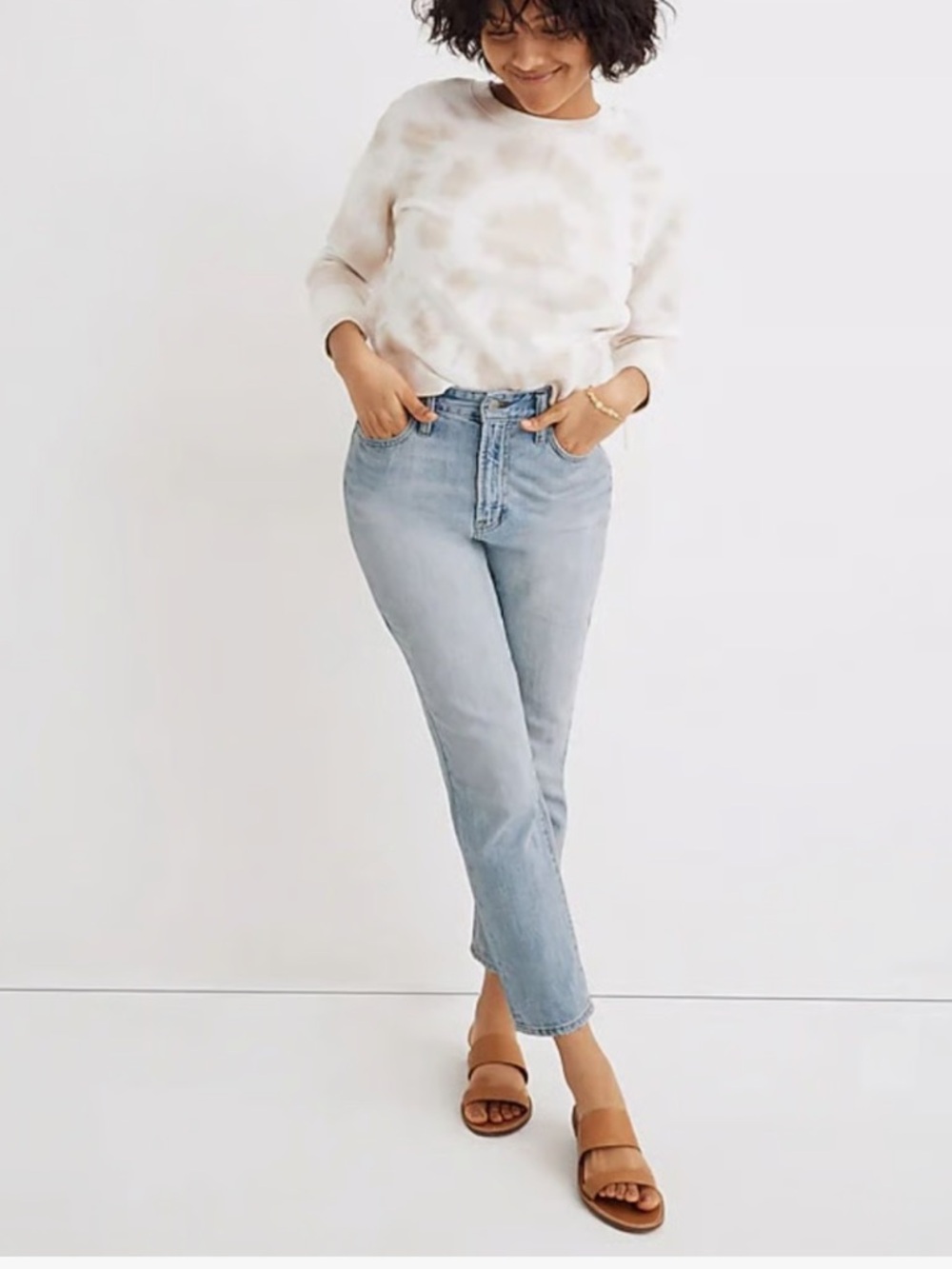 Madewell The Curvy Perfect Vintage Distressed jeans